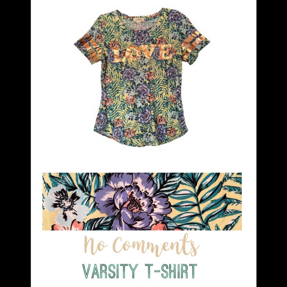 No comments varsity Hawaiian T-shirt